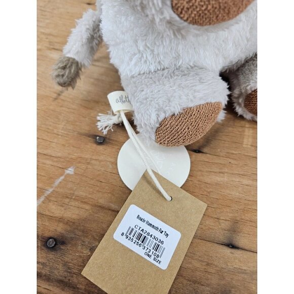 New Albetta Boucle Wooly Mammoth  Fur Toy Plush Dinosaur Stuffed Animal 9 in - Picture 4 of 5